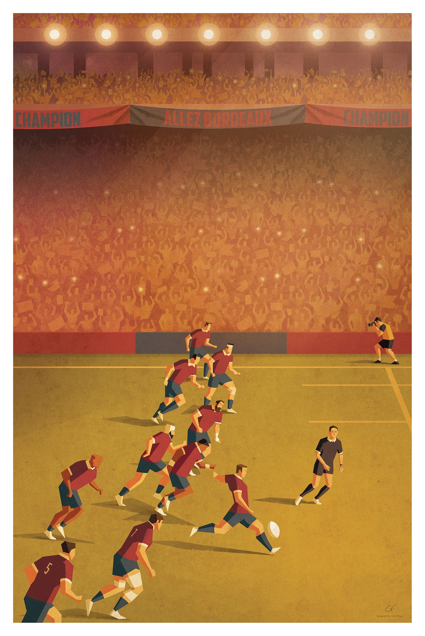 Affiche ''Allez Bordeaux''