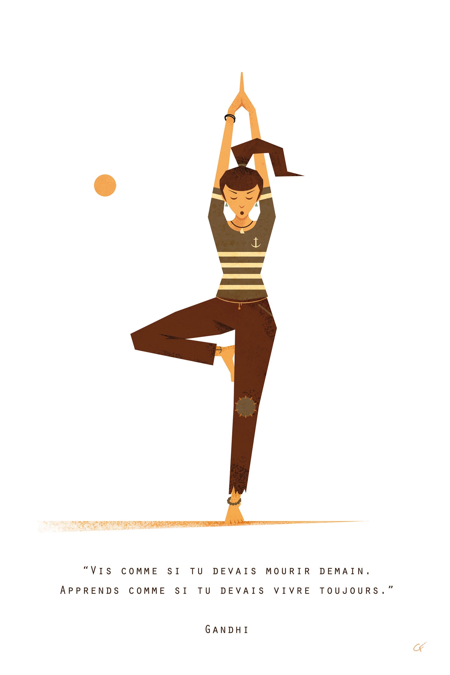 Poster de yoga - zen