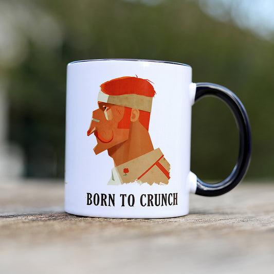 Mug rugby''Born to Crunch''