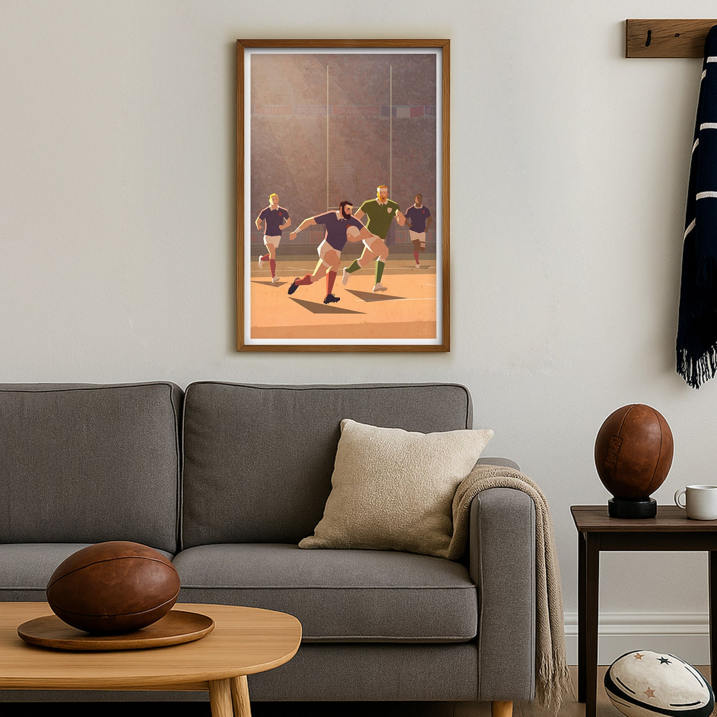 Poster rugby france irlande