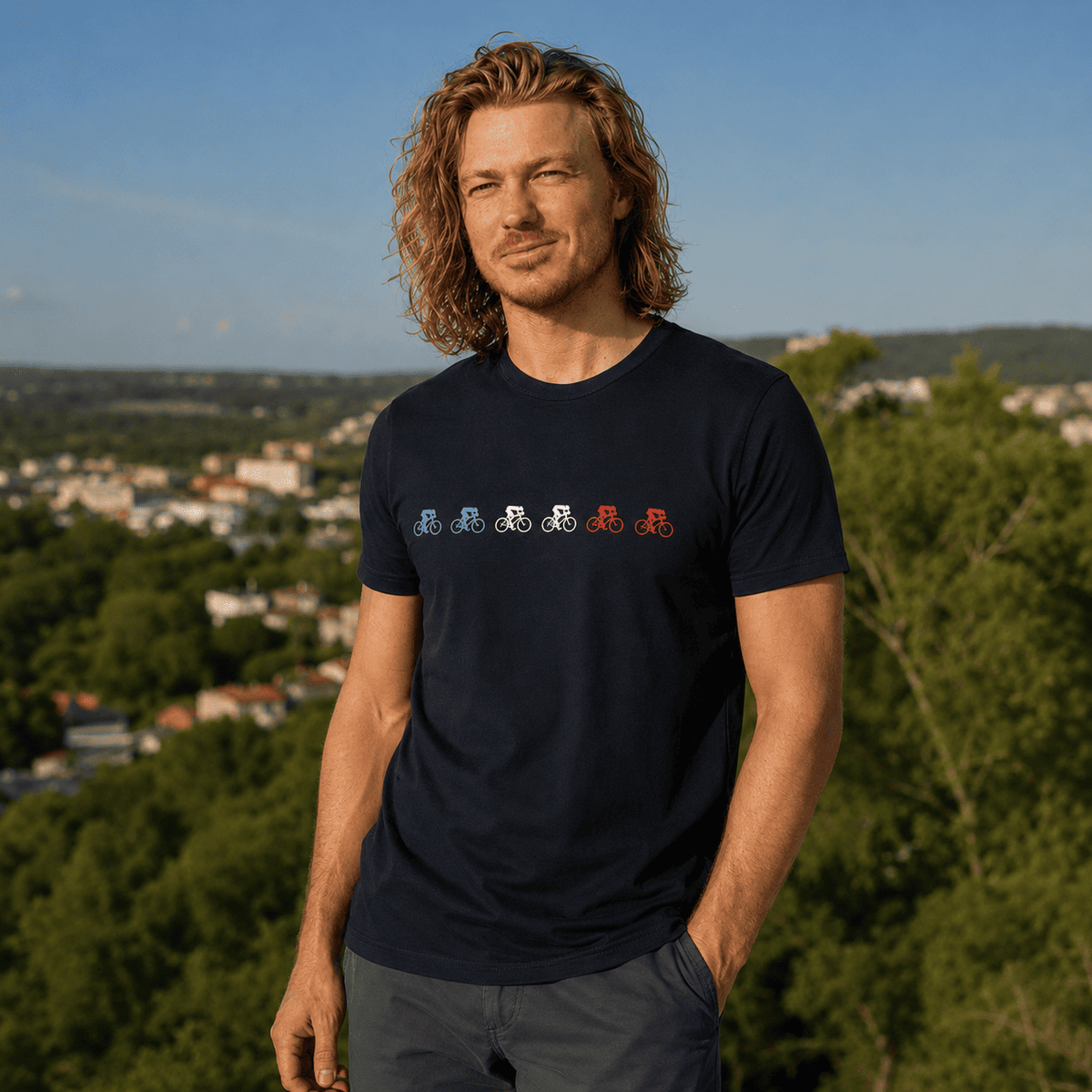 T-shirt « Peloton Français » coton bio