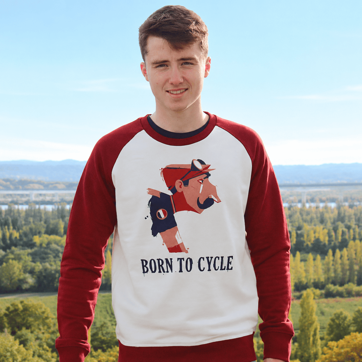 Sweat cyclisme Born to Cycle