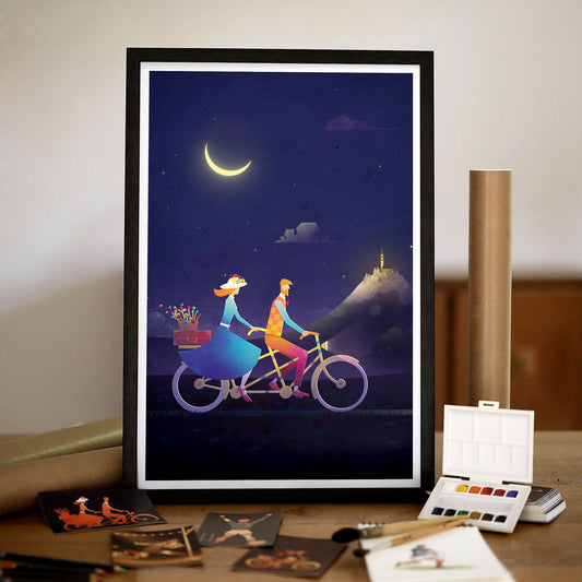 Affiche ''Clair de lune''