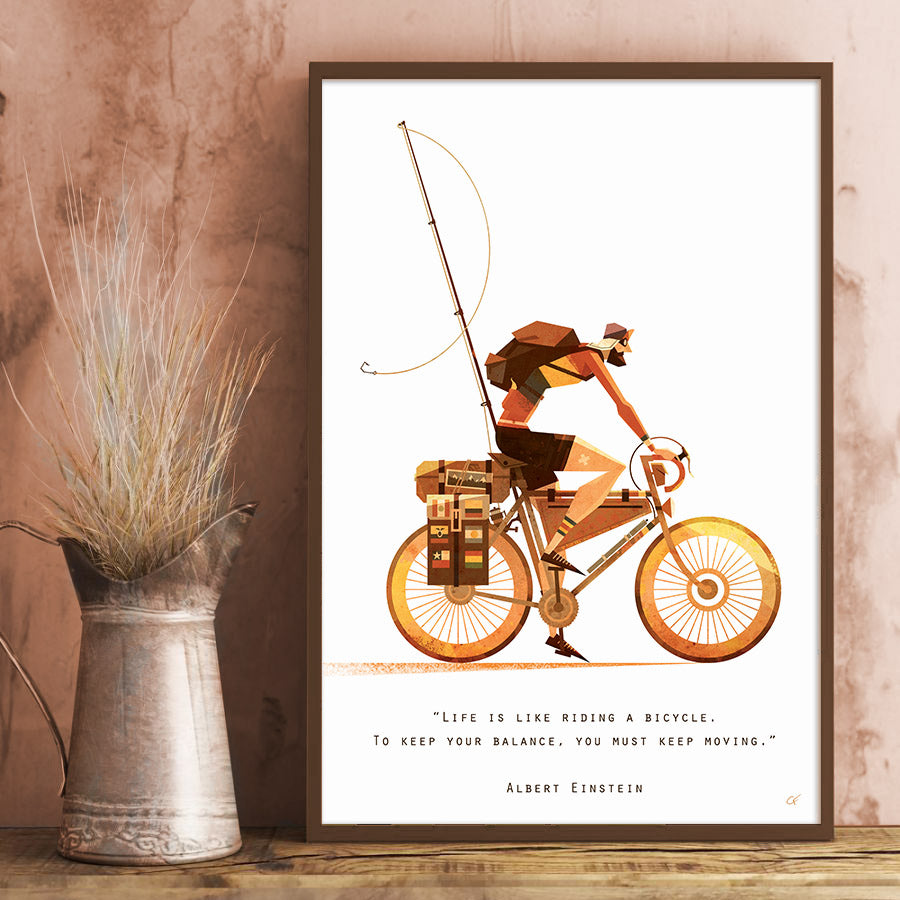 Affiche "L’Odyssée du Bikepacker"– L’Aventure Sans Limite