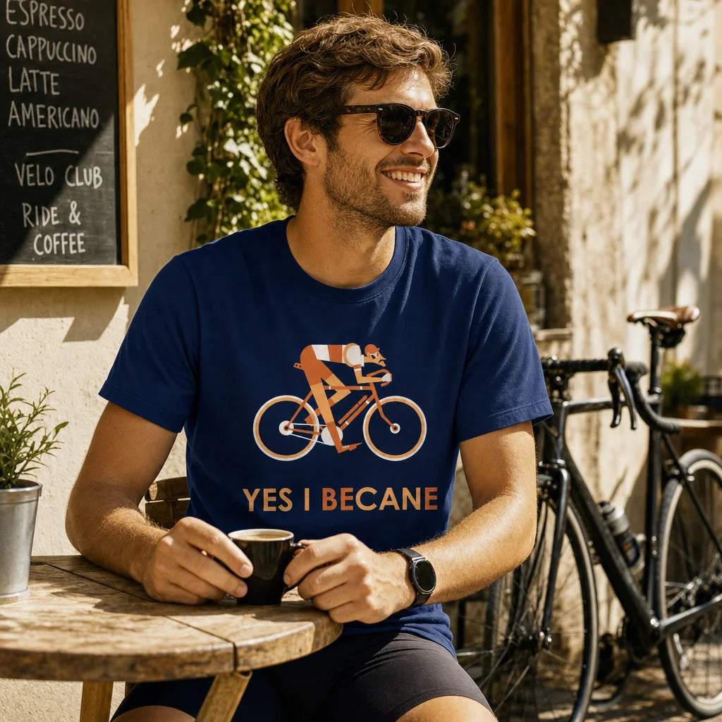 T-shirt « Yes i Bécane » en situation