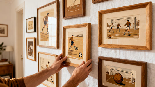 Comment créer un mur galerie avec des affiches sport : le guide complet