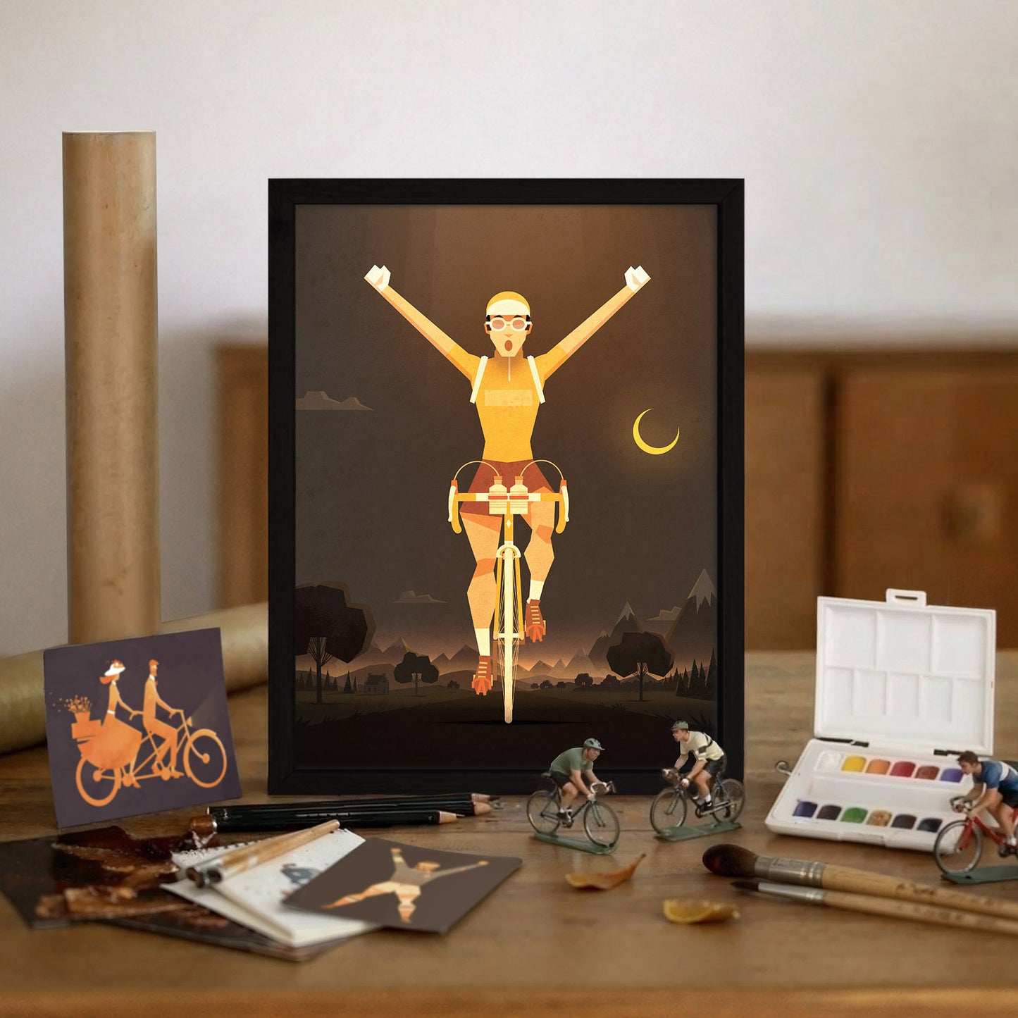 Affiche Le Maillot Jaune – Poster Cyclisme