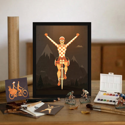 Affiche vélo « Le Maillot à Pois »