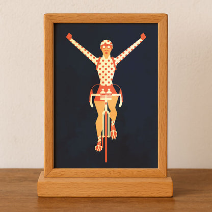 Tirage d'art "Maillot à pois" format carte postale