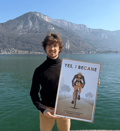 Affiche vélo vintage « Le vieux gaulois »