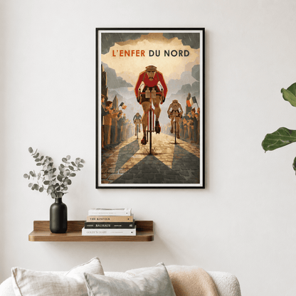 Affiche Paris-Roubaix – Cyclisme