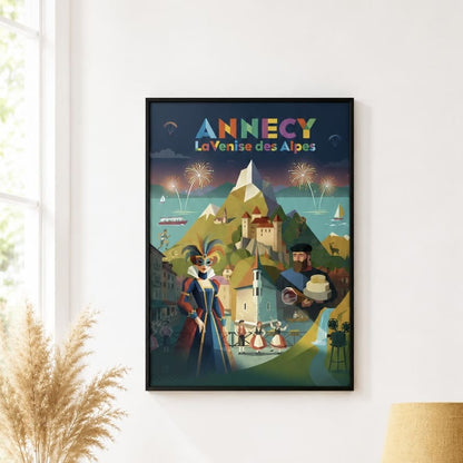 Affiche Annecy Vintage – La Venise des Alpes