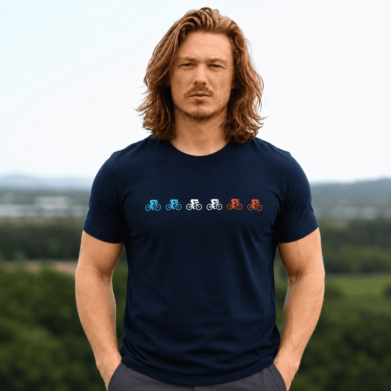 Tee-shirt « Peloton Français » coton bio