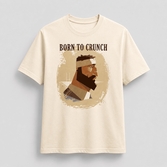Tee-shirt « Born to crunch » coton bio