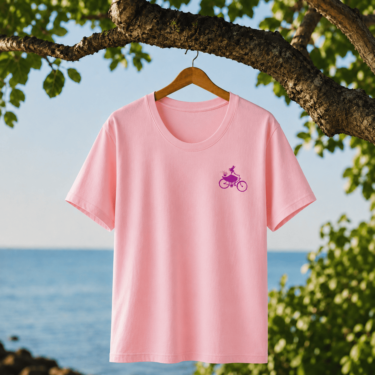 T-shirt « Demoiselle » femme, coton bio