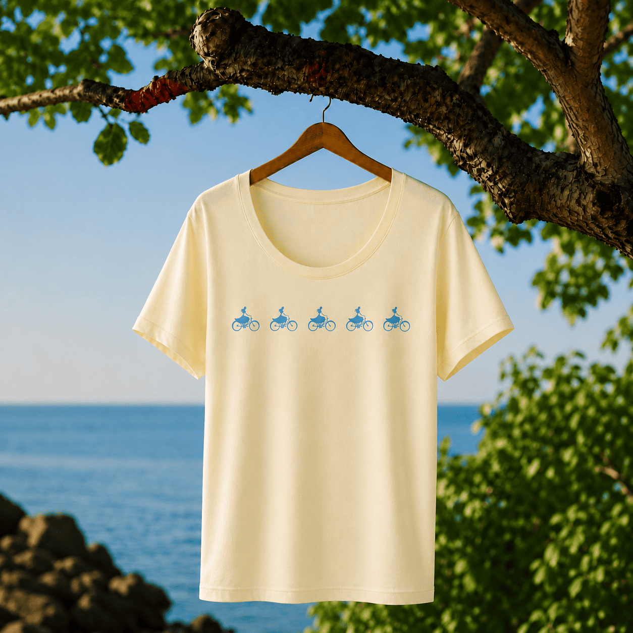 T-shirt « Demoiselles » Femme, coton bio