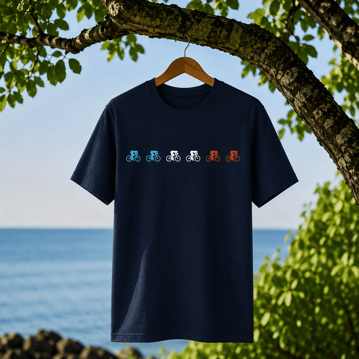 T-shirt « Peloton Français » coton bio