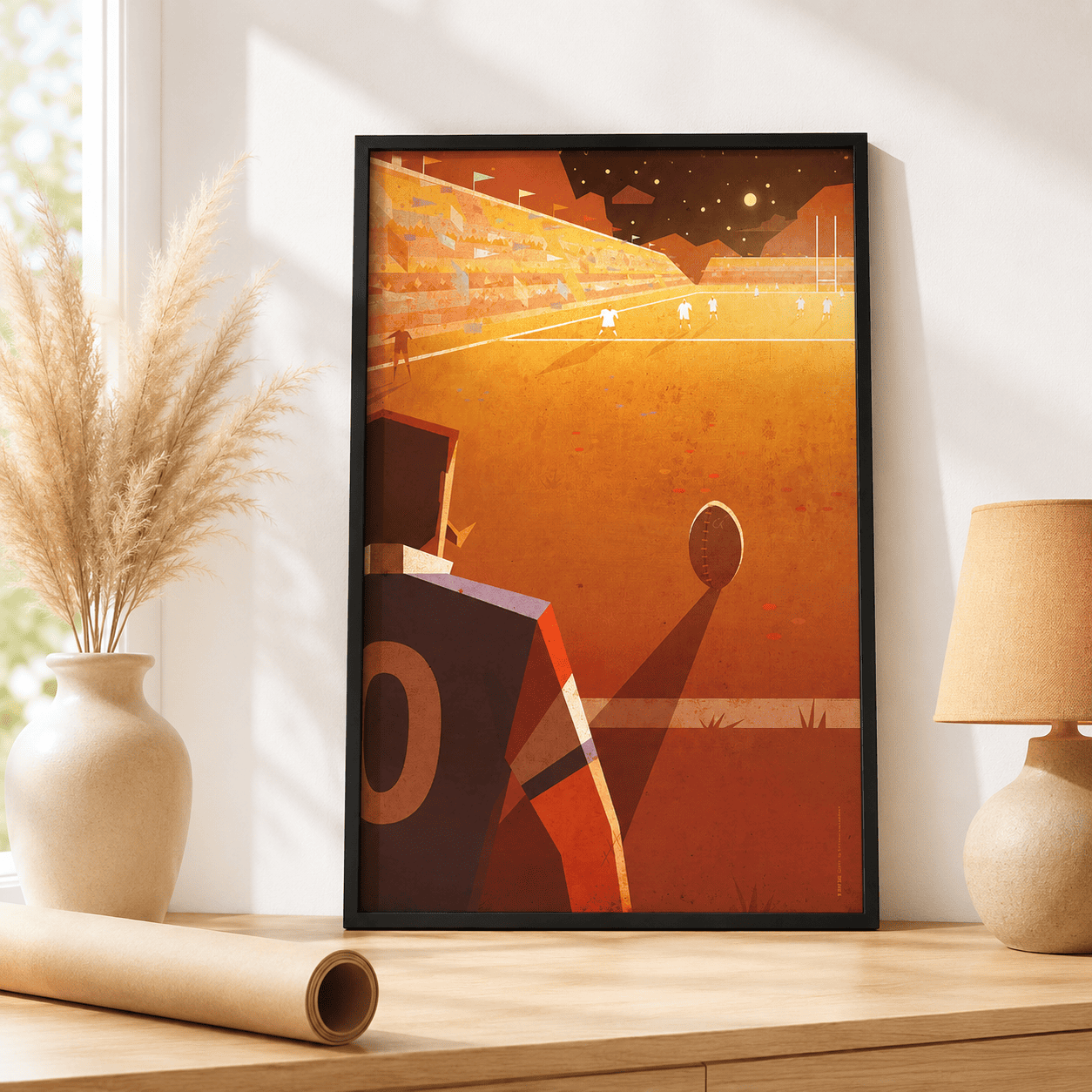 Affiche rugby ''Pénalité''
