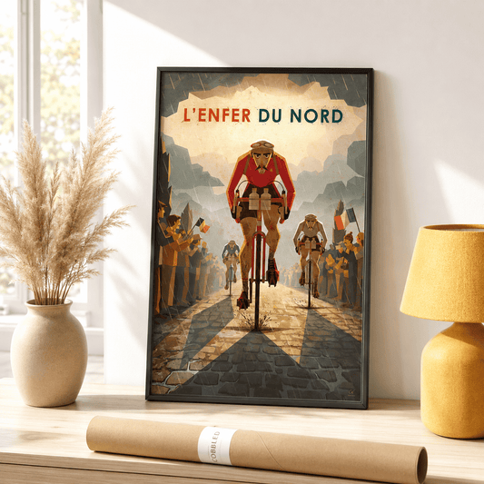 Affiche Paris-Roubaix – Cyclisme