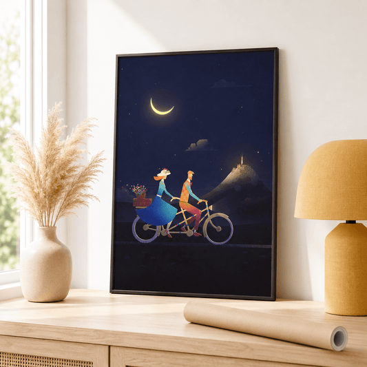 Affiche ''Clair de lune''