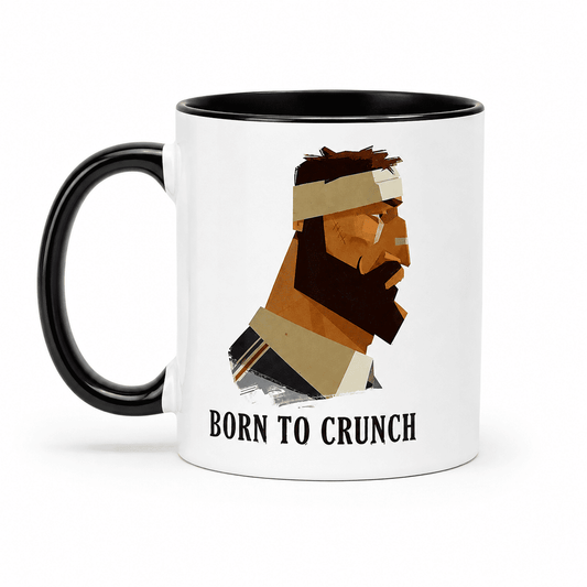 Mug rugby''Born to Crunch''