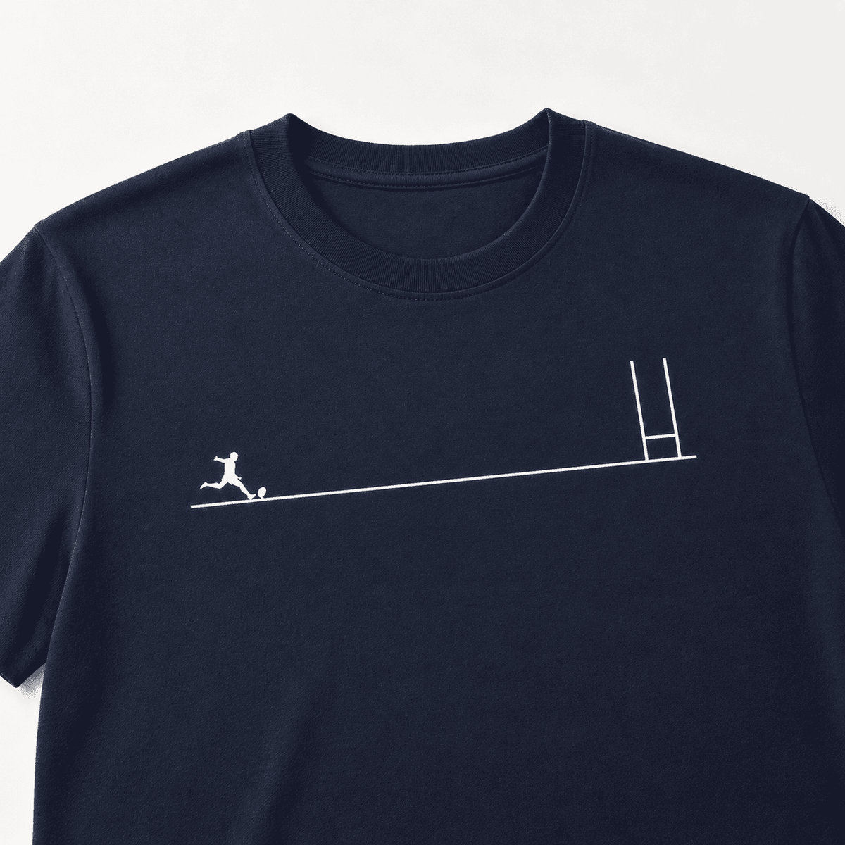 T-shirt rugby Transformation - design français, impression en France et coton biologique