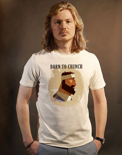 Tee-shirt « Born to crunch » coton bio