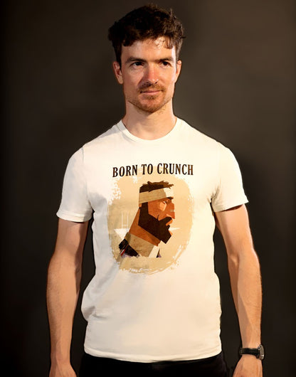 Tee-shirt « Born to crunch » coton bio