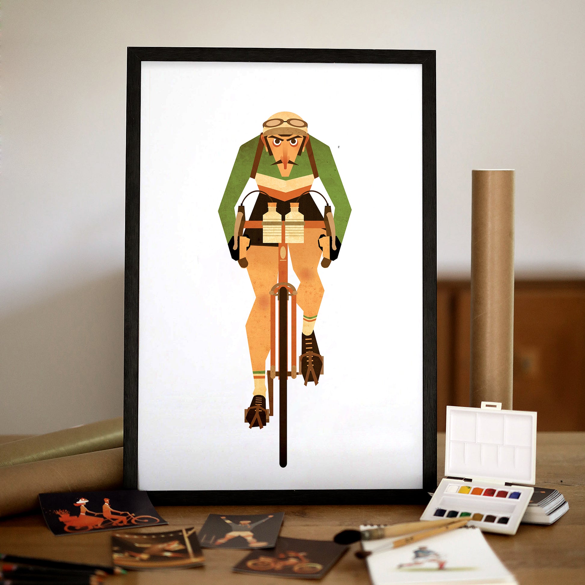 affiche vélo - giro d'Itlaie