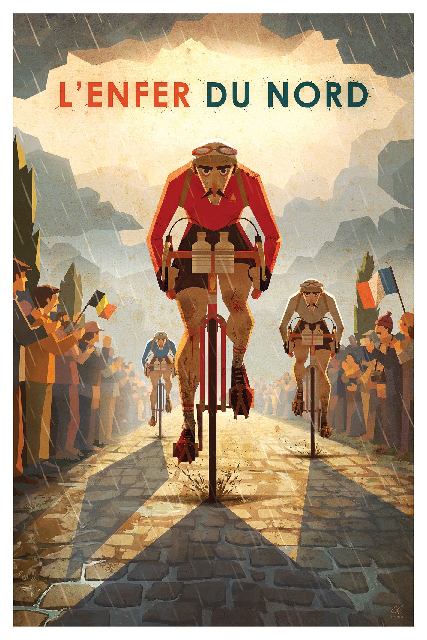 Affiche Paris-Roubaix – Cyclisme