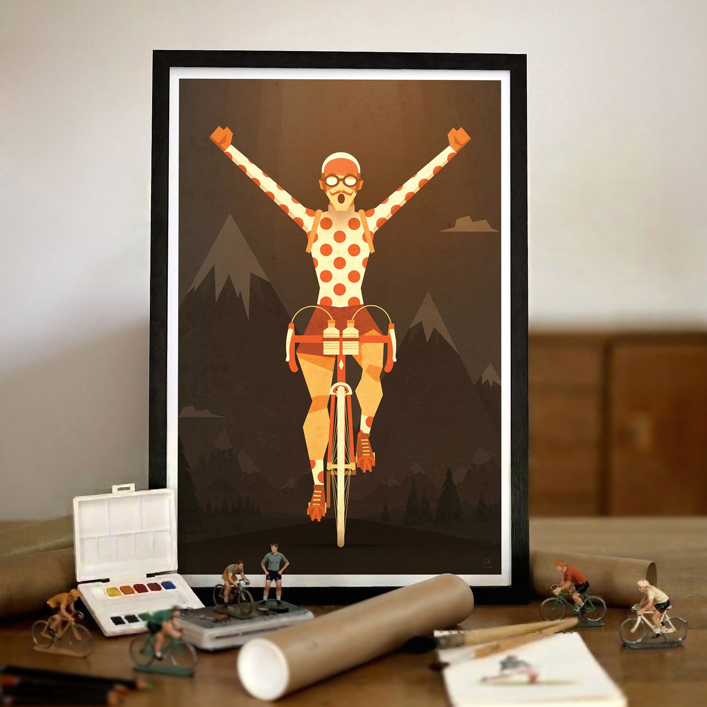 Affiche vélo « Le Maillot à Pois »