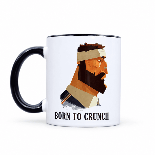 Mug rugby''Born to Crunch''