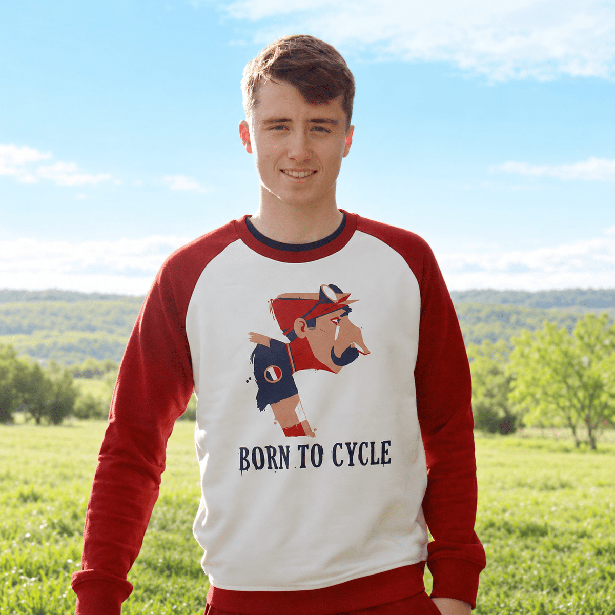 Sweat cyclisme Born to Cycle