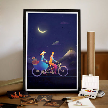 Affiche ''Clair de lune''