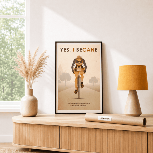 Affiche vélo vintage « Le vieux gaulois »