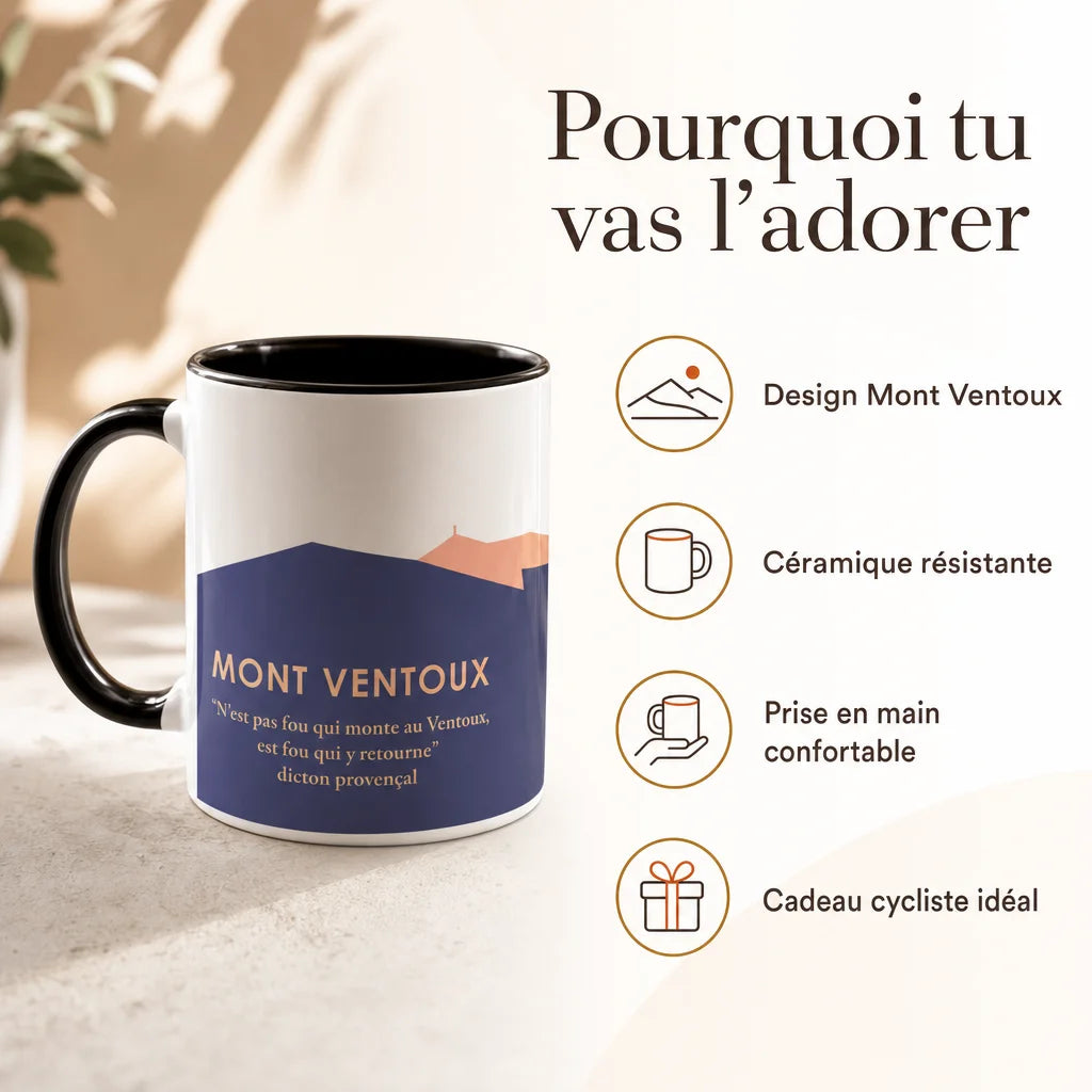 Mug Mont Ventoux : benefices cles