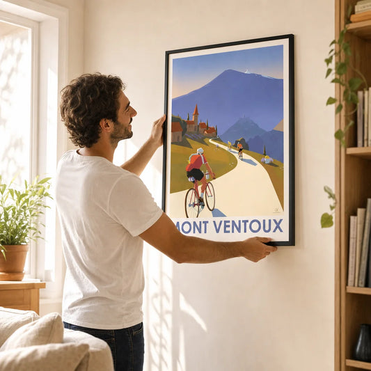 Affiche Mont Ventoux en situation