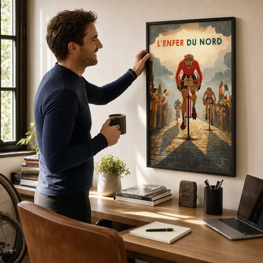 Affiche Paris-Roubaix – Cyclisme en situation