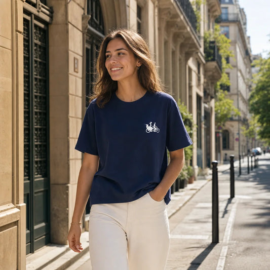 T-shirt « Tandem » en situation