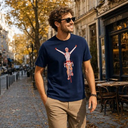 T-shirt « Maillot à pois » coton bio en situation