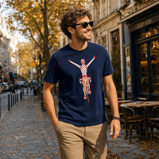 T-shirt « Maillot à pois » coton bio en situation